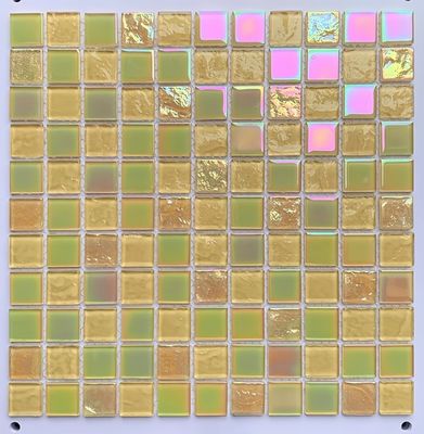 Μπλε κεραμικό ψηφιδωτό για πισίνα/μπάνιο Τεχνική χειροποίητης εκτύπωσης γυαλιού