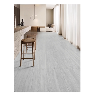 600 x 600 mm ΑΚΣΕΝΤΑ Κεραμίδιο Πορσελάνης Λευκές γκρι μαρμάρινες πλάκες που μοιάζουν με φυσική πέτρα