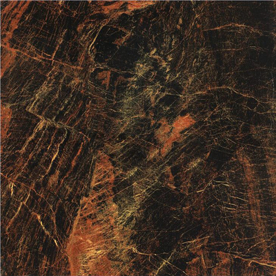 600x600mm Προδιαγραφές δαπέδου Λάμψη μαύρη και κόκκινη πορσελάνινη πλακάτσα δαπέδου για σύγχρονο δάπεδο